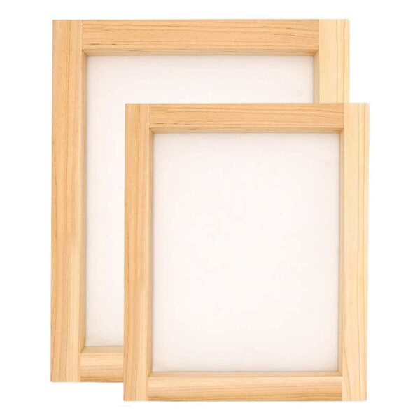 10X12 + 6X6 inch Screen Printing Frame with Pre-Stretched Mesh (Combo Set) - Image 3