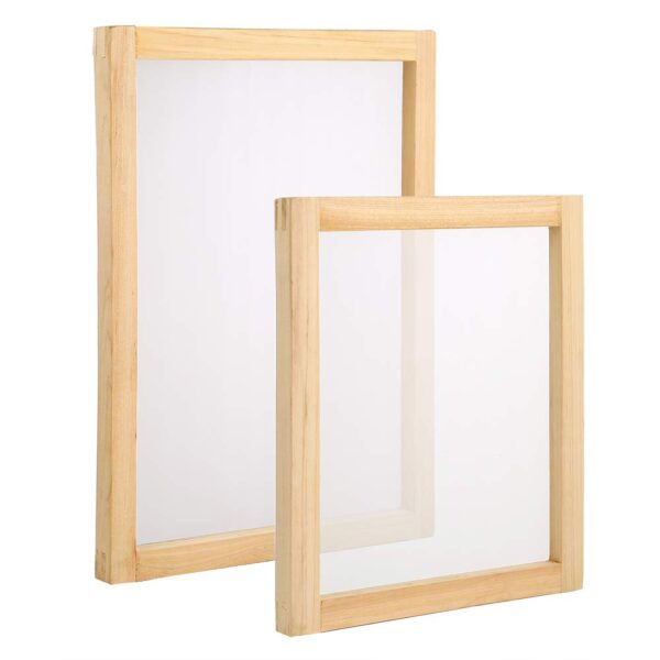 12X18 + 6X6 inch Screen Printing Frame with Pre-Stretched Mesh (Combo Set) - Image 3