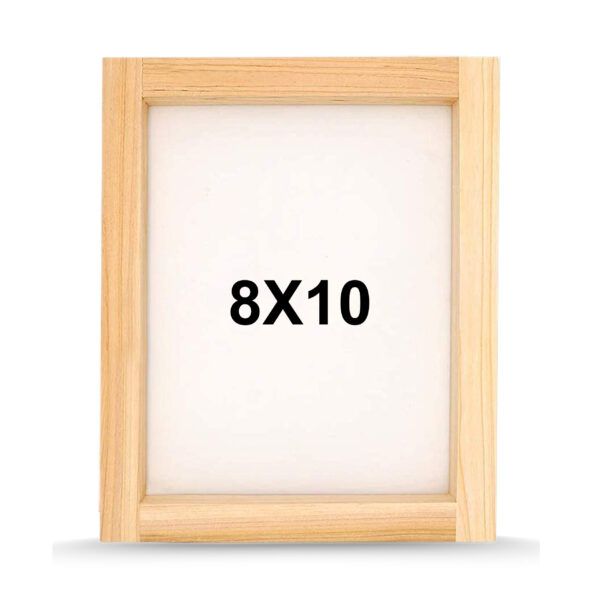 (8X10 Inch)Wooden Screen Printing Frame with Pre-Stretched 120No. Mesh